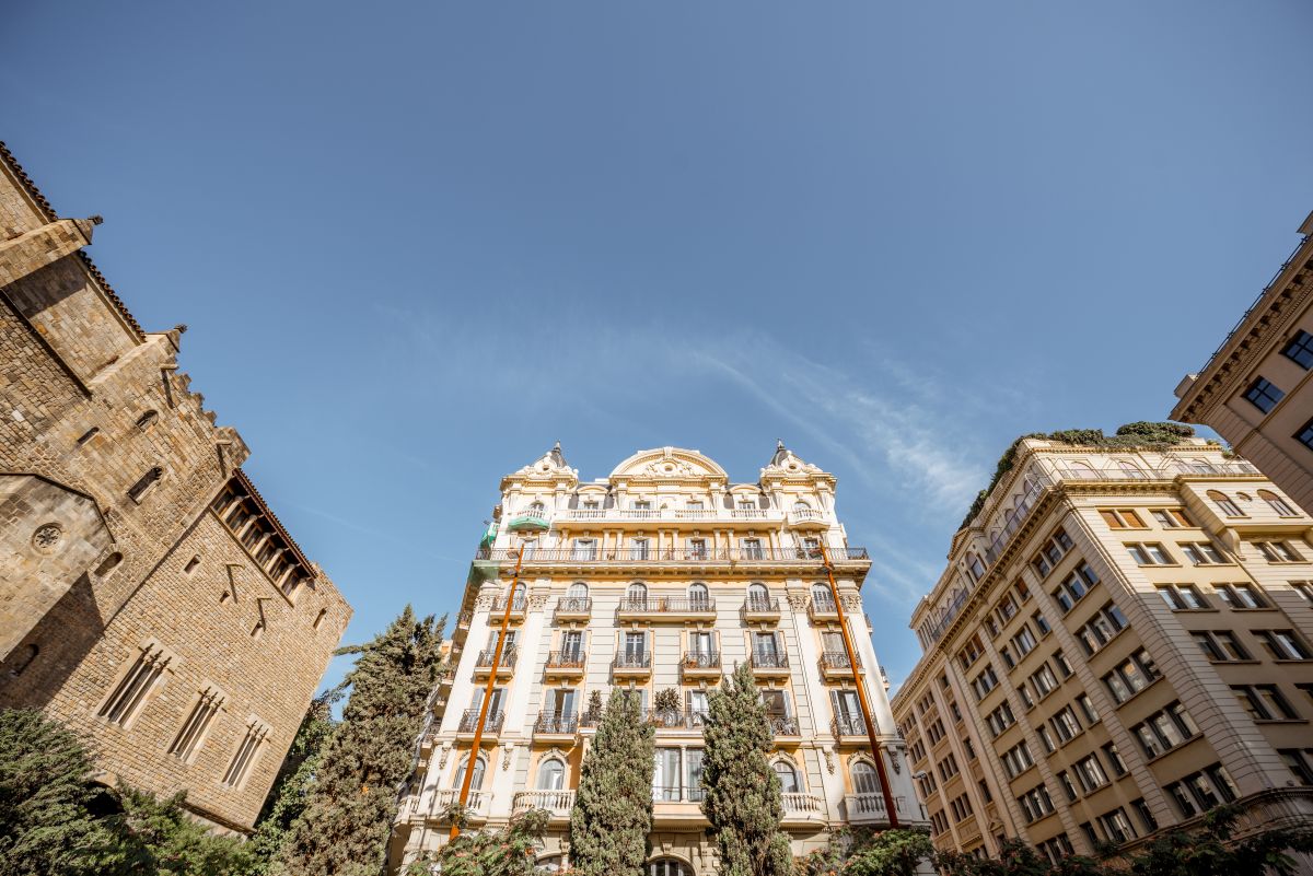 Hotel Majestic balkong med havutsikt