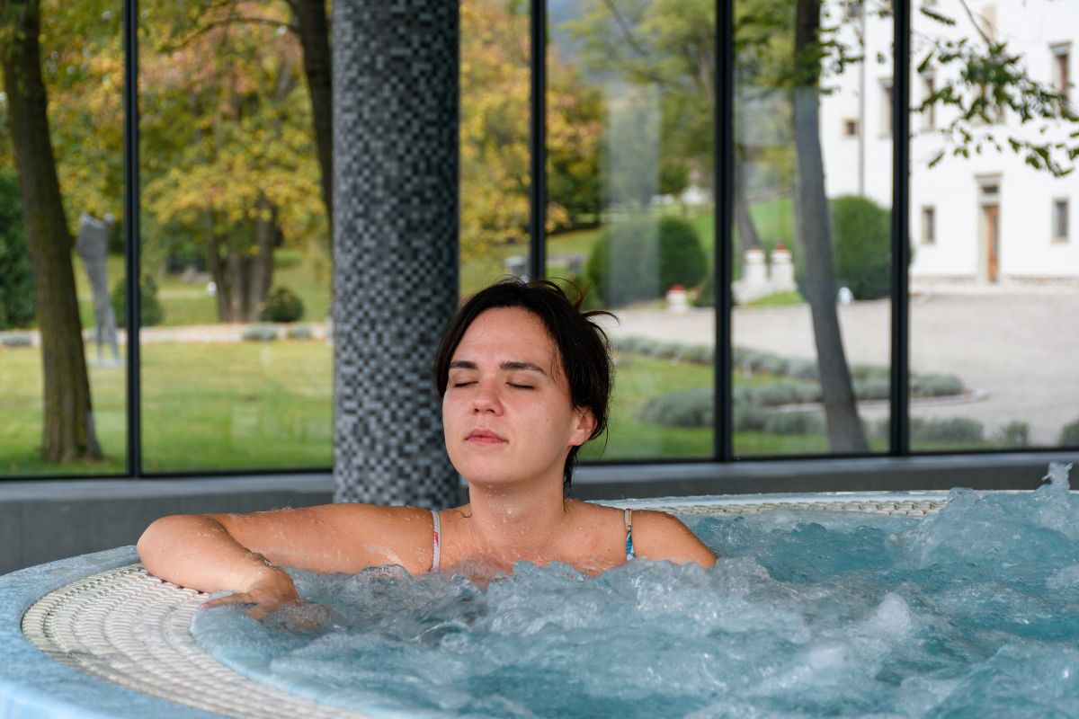 Wellness spa med family treatment rooms