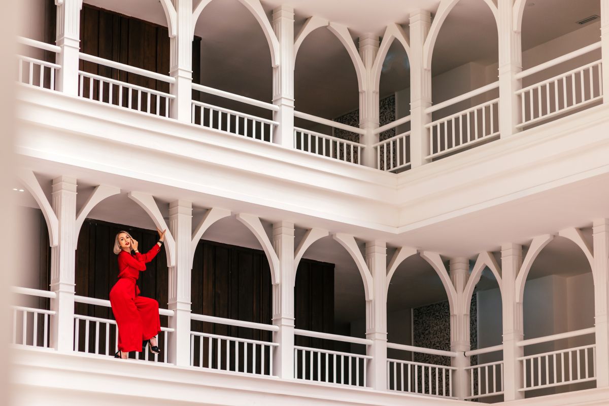 Flamenco-forestilling i gårdsplassen