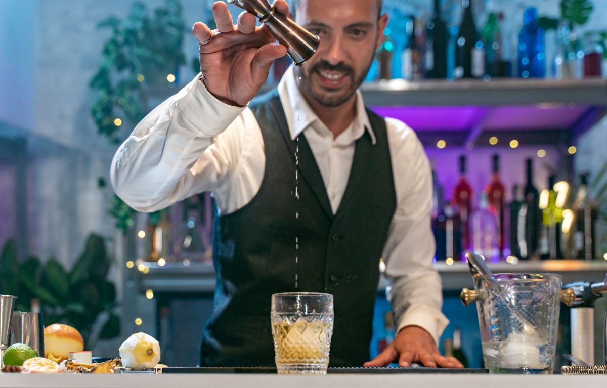 Hotellets atmosfæriske cocktailbar